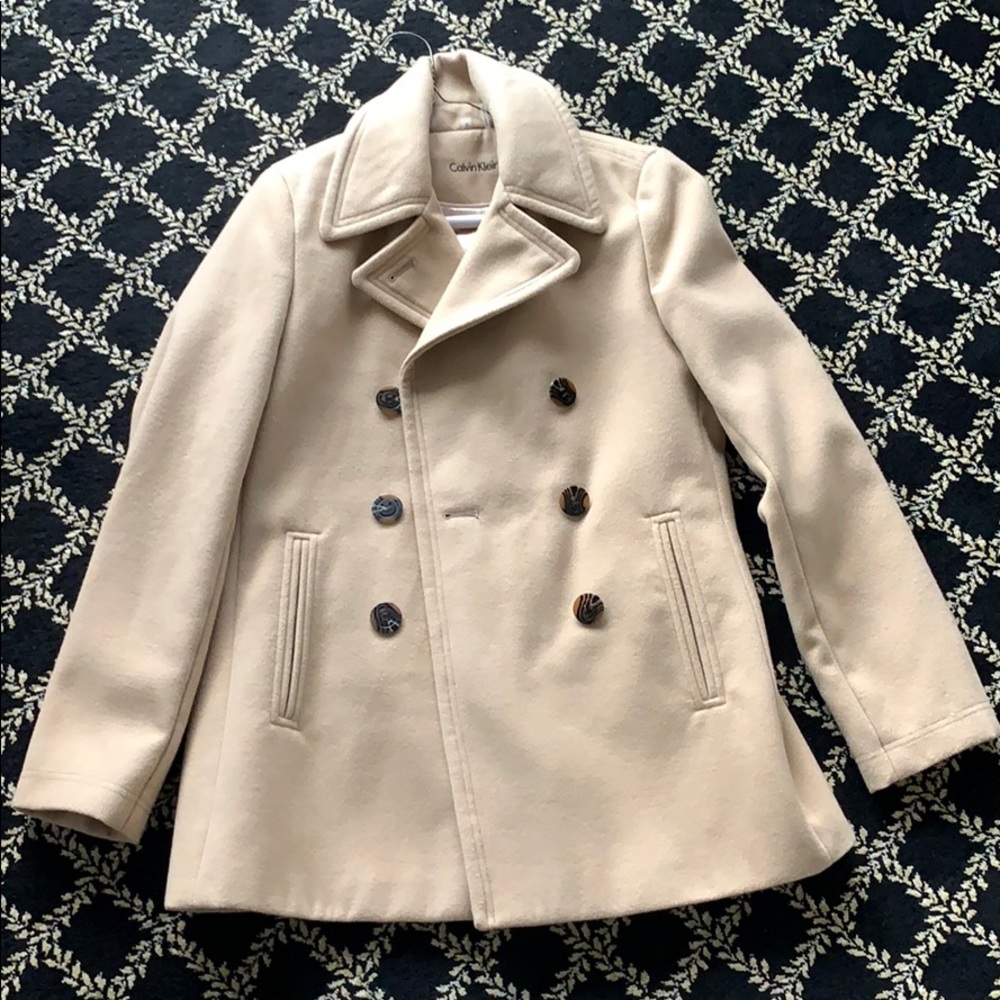 Double breasted peacoat